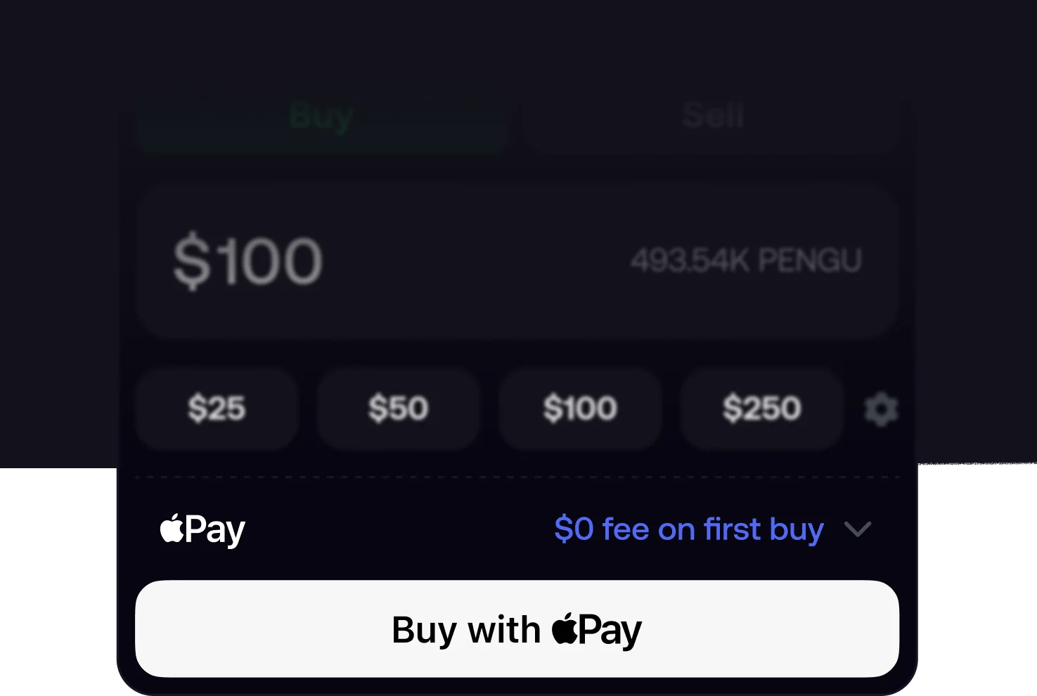 Apple Pay 1-Tap Deposit on Fomo
