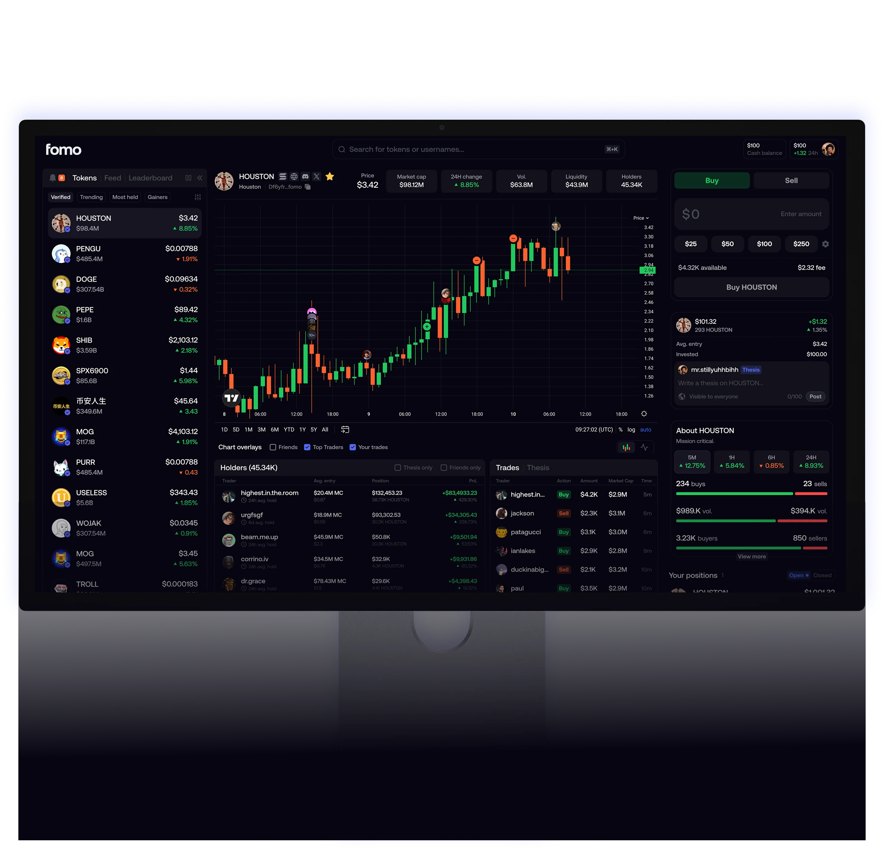 Fomo Desktop Trading Terminal